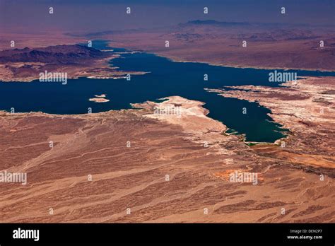 Lake Mead Nevada And Arizona Usa From The Air Jmh5491 Stock Photo Alamy