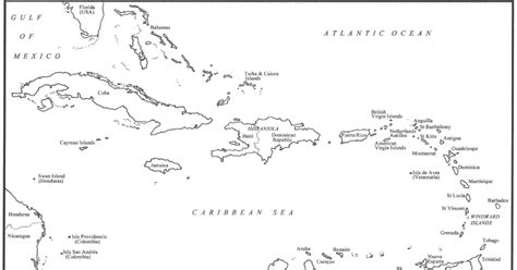 El Mapa Del Mar Caribe World Map