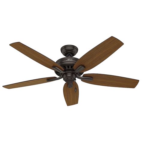 Hunter Newsome 52 Inch Premier Damp Rated Ceiling Fan In Bronze The