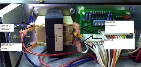 240 to the red wire and then connect the common and 208 wires together? HVAC transformer wiring confusion - DoItYourself.com Community Forums