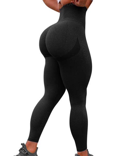 buy butt scrunch seamless leggings for women high waisted booty workout yoga pants ruched butt