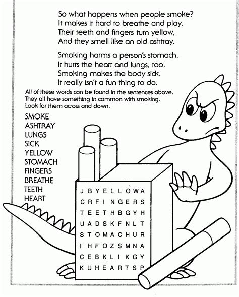 Say No To Drugs Coloring Pages Clip Art Library