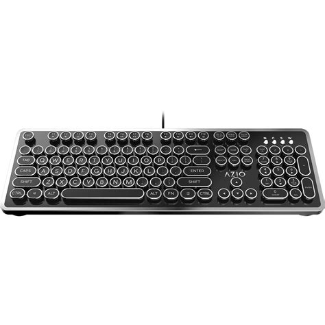 Azio Mk Retro Mechanical Keyboard Black Mk Retro 01 Bandh Photo
