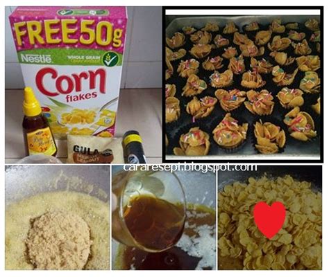 Biskut cornflakes madu memang sesuai untuk dihidangkan pada hari lebaran dan sangat senang disediakan. Food, Lifestyle, Education, Parenting, DIY | CaraResepi