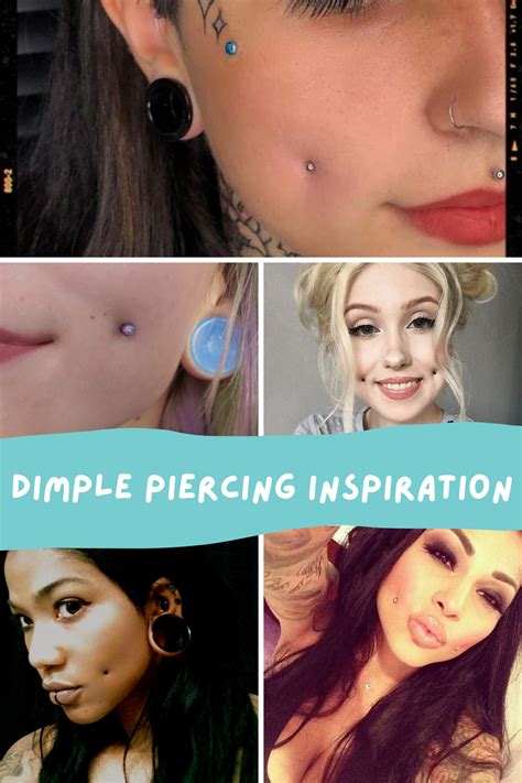 Cute Dimple Piercing Inspiration Does It Scar