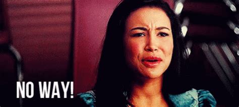 No Way GIF Noway Glee Nayarivera Discover Share GIFs