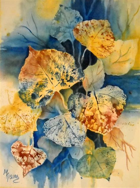 Martha Kisling Art With Heart Fall Leaves Original Watercolor