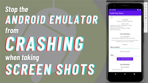 How To Fix The Android Emulator Crashes When I Take A Screenshot Bug