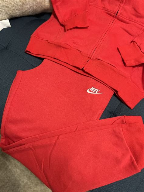 Nike Sweatsuit Menwomen — Red 2xl Ebay