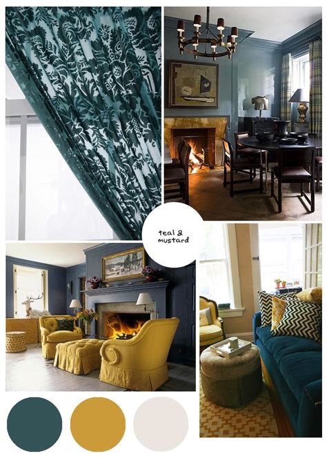 Color Palette Inspo Dark Teal And Mustard Teal Living Rooms Dining