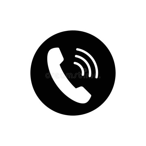 Cell Phone Vector Icon Telephone Call Icon Ringing Phone Icon Modern