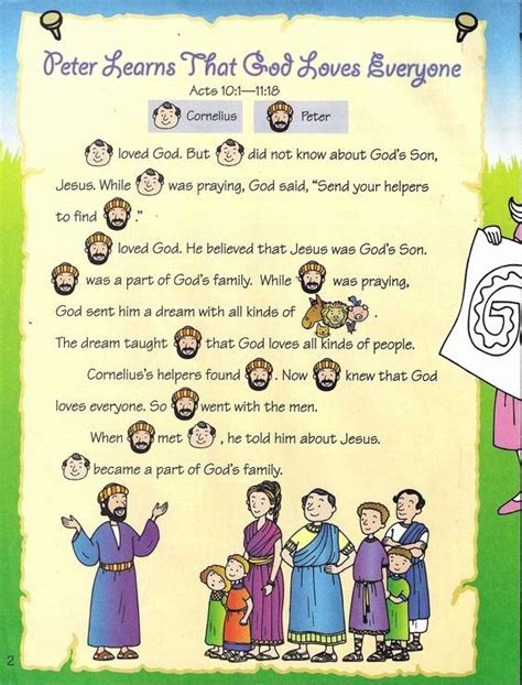 You can also see a list of the types of free, printable bible activities we provide on the site that may be helpful. Peter and Cornelius Coloring Page New Peter O toole On ...