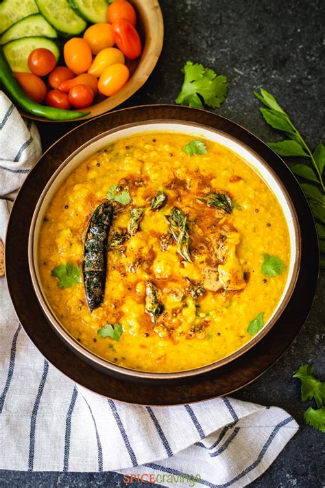 Dal Tadka Dal Fry Yellow Lentil Curry Spice Cravings