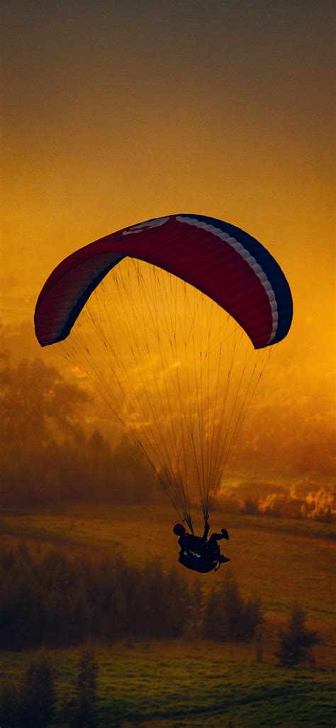 1125x2436 Parachuting Landscape Nature Iphone Xs Iphone 10 Iphone X Hd 4k Wallpapers Images