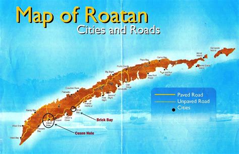 Where Is Roatan Located On The World Map Map