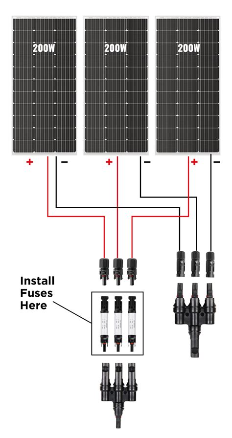 How To Fuse A Solar Panel Array With Diagrams Asobolife