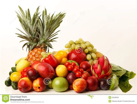 Multi Fruits With Pineapple Stock Image Image Of Color Leaf 22648059