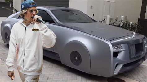 Photos Justin Bieber Acquires Brand New Rolls Royce Manufactured By West Coast Customs Oyo Gist