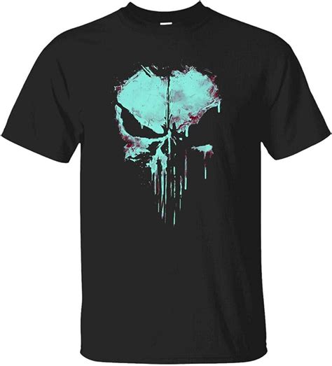 Mens T Shirt The Punisher Skull Halloween Uk Clothing