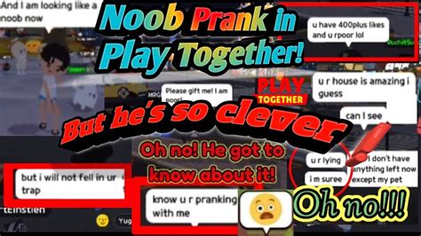 Noob Prank In Play Together But Hes So Clever Play Together Video
