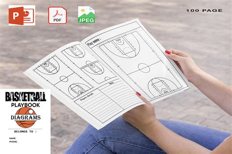 Basketball Playbook Court Diagram Grafik Von Fajali Master · Creative