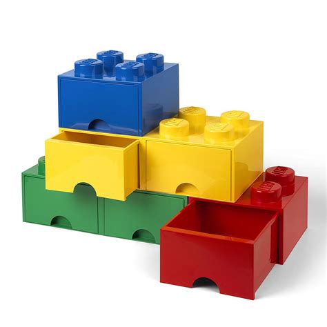 Set di 4 scatole impilabili per guardaroba, in plastica, per armadi e cassetti, adatte per la casa, la camera da letto e la cucina 4,1 su 5 stelle 14 42,07 € 42,07 € LEGO Brick Storage Box 8 con 2 CASSETTI IMPILABILI KIDS ...