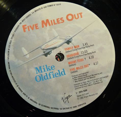 Mike Oldfield Five Miles Out Virgin 1982