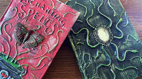 How To Make A Spell Book Witch Halloween Decor Easy Diy Mod Podge