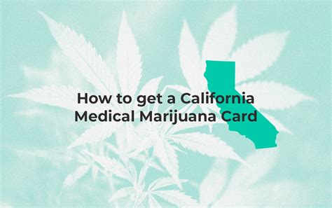 As of 2020, medical marijuana programs are available in 33 states, the district of columbia in most states, you must be diagnosed with one or more qualifying medical conditions in order to get a medical marijuana card. How to Get a California Medical Marijuana Card in 2020 ...