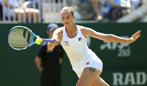 The second seed is out. Kerber to play Pliskova in Eastbourne final
