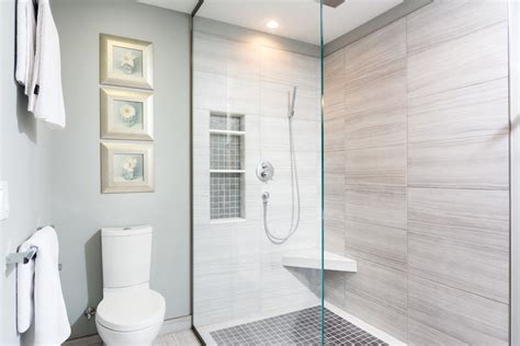 Like this, but with a subway tile back matching rest of shower, marble sides and top, and probably two marble shelves. Advice on Master Bath Remodeling With a Doorless Shower ...