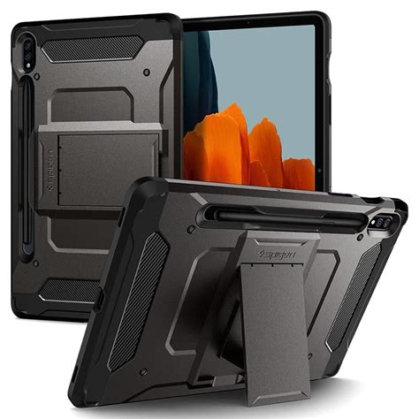 Spigen Tough Armor Pro Samsung Galaxy Tab S7s8 Case Black