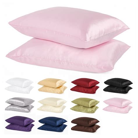 Luxury Silky Satin Pillowcases Package Of 1 Pair