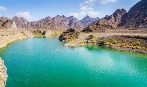 Hatta Lake In Dubai Uae Stock Image Image Of Water 159021437