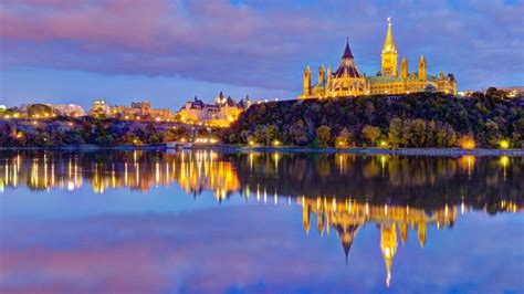 Parliament Building In Ottawa At Sunset Bing Gallery
