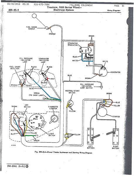 Mya Cabling John Deere 3010 Diesel Wiring Diagrams