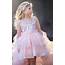 Cute High Low Pink Kids Girls Prom Dress ACH007  4promcouk
