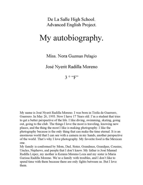 Autobiography