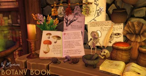 My Sims 4 Blog Botany Books Clutter By Martine