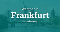 Weather In Frankfurt Right Now - Hector Walsh