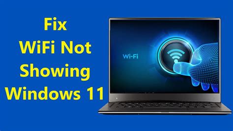 Fix WiFi Not Showing In Settings On Windows Fix Missing WiFi Howtosolveit YouTube