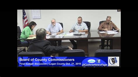 Logan County Commissioners Approve County Budget Youtube