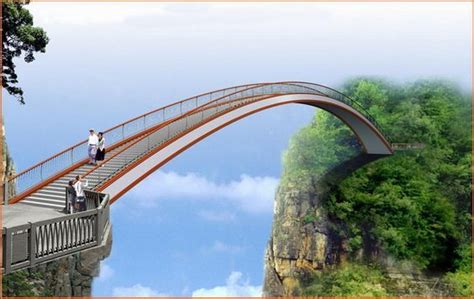 Puente Peatonal En Shennongjia China Ingeniería Architektura