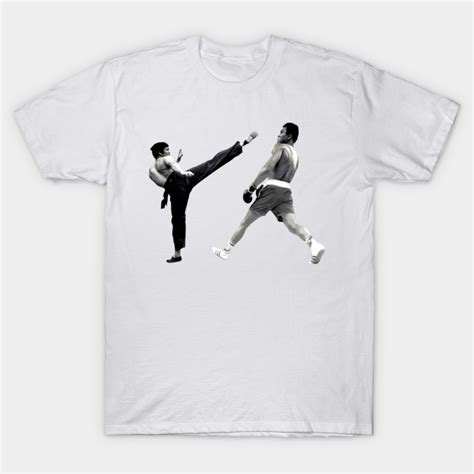 Bruce Lee Vs Muhammad Ali Bruce Lee T Shirt TeePublic