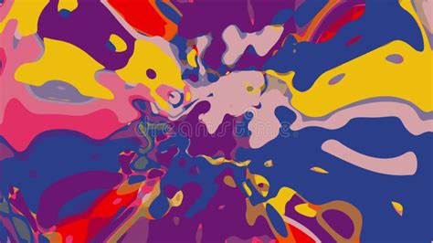 Seamless Loop Abstract Animated Twinkling Stained Background Colorful