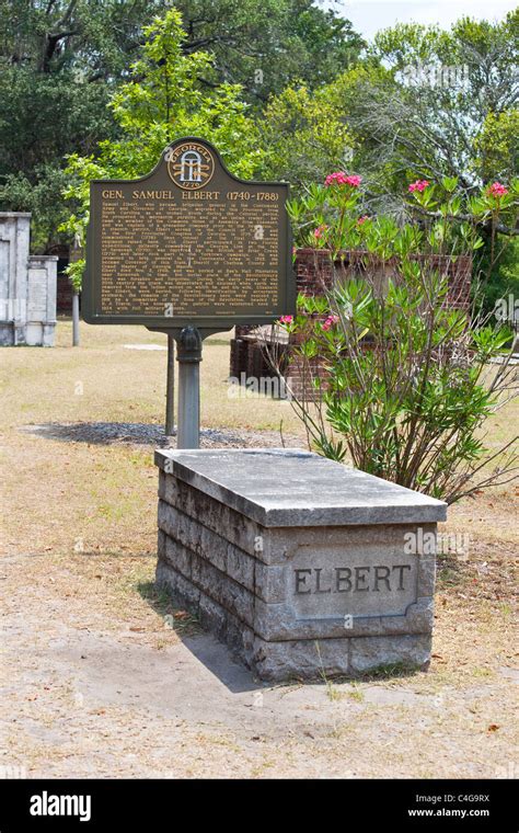 Grave Of General Samuel Elbert Colonial Park Cemetery Savannah