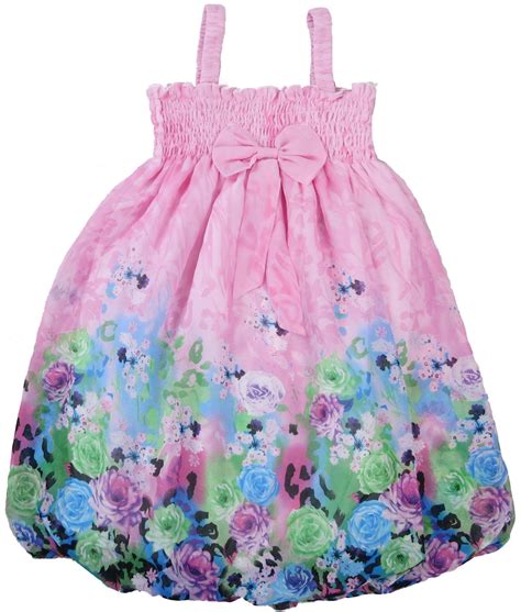 Pink Rose Chiffon Baby Doll Dress Wenchoice