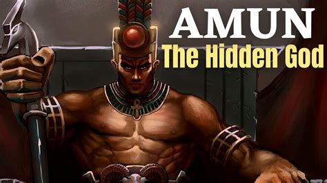 Amun Ra Egyptian God Creator Of The World The Hidden One Amon Amen Egyptian Mythology