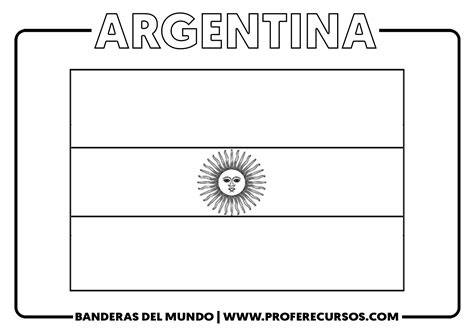 Dibujo De La Bandera De Argentina Para Imprimir Y Colorear Hot Sex My Xxx Hot Girl