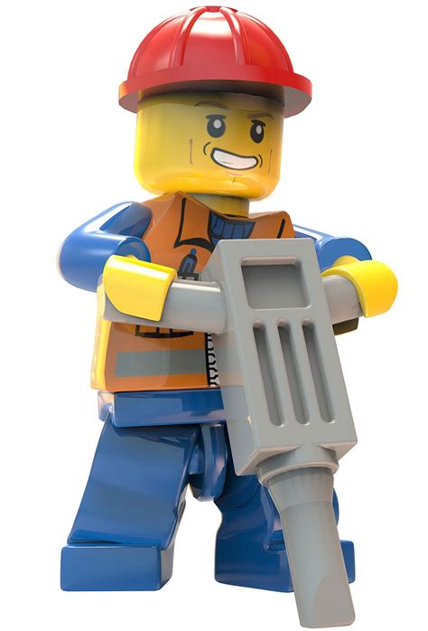 Chase Construction Worker Action Art Lego City Undercover Art